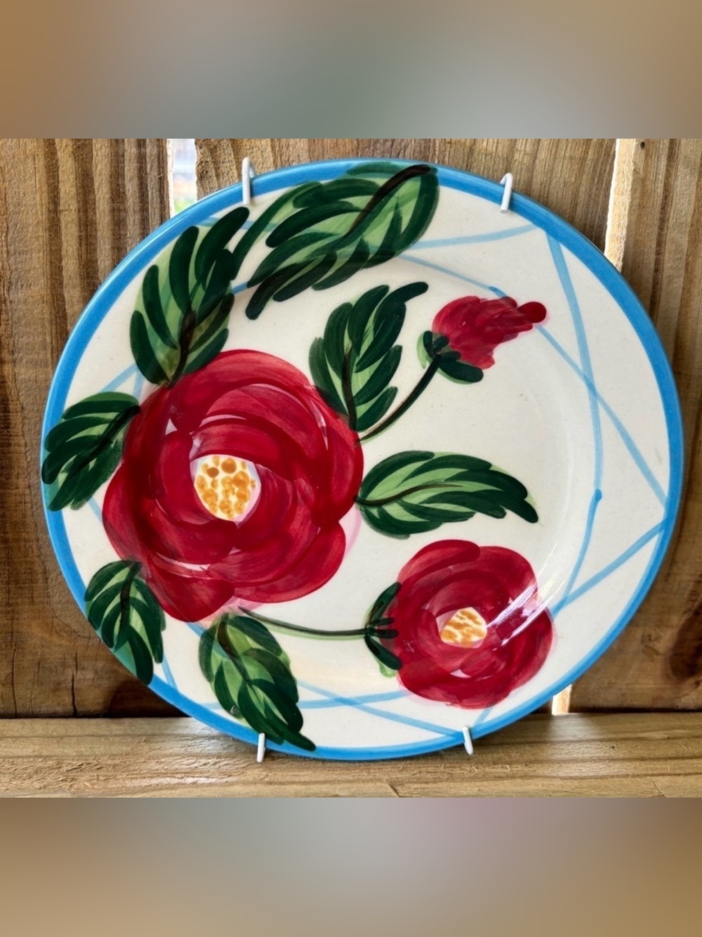 Vintage Gail Pittman Hand Painted Plate First Love Eudora Welty House 2006